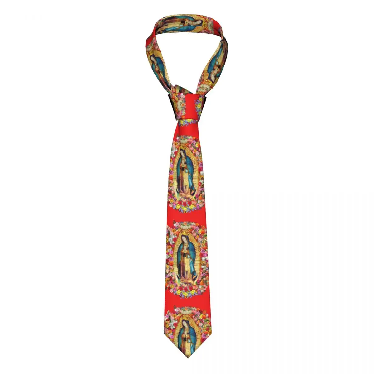 

Галстук Мексиканская Дева Мария Дева гвадалупа офис 8 см галстук для шеи мужские аксессуары галстук с узором рубашки