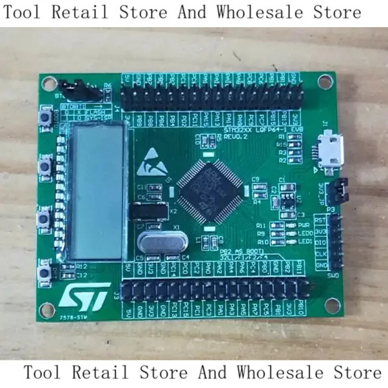 Фото Плата для разработки и оценки STM32L152RCT6 с USBHID, сегментным ЖК-дисплеем и функциями низкого энергопотребления №2