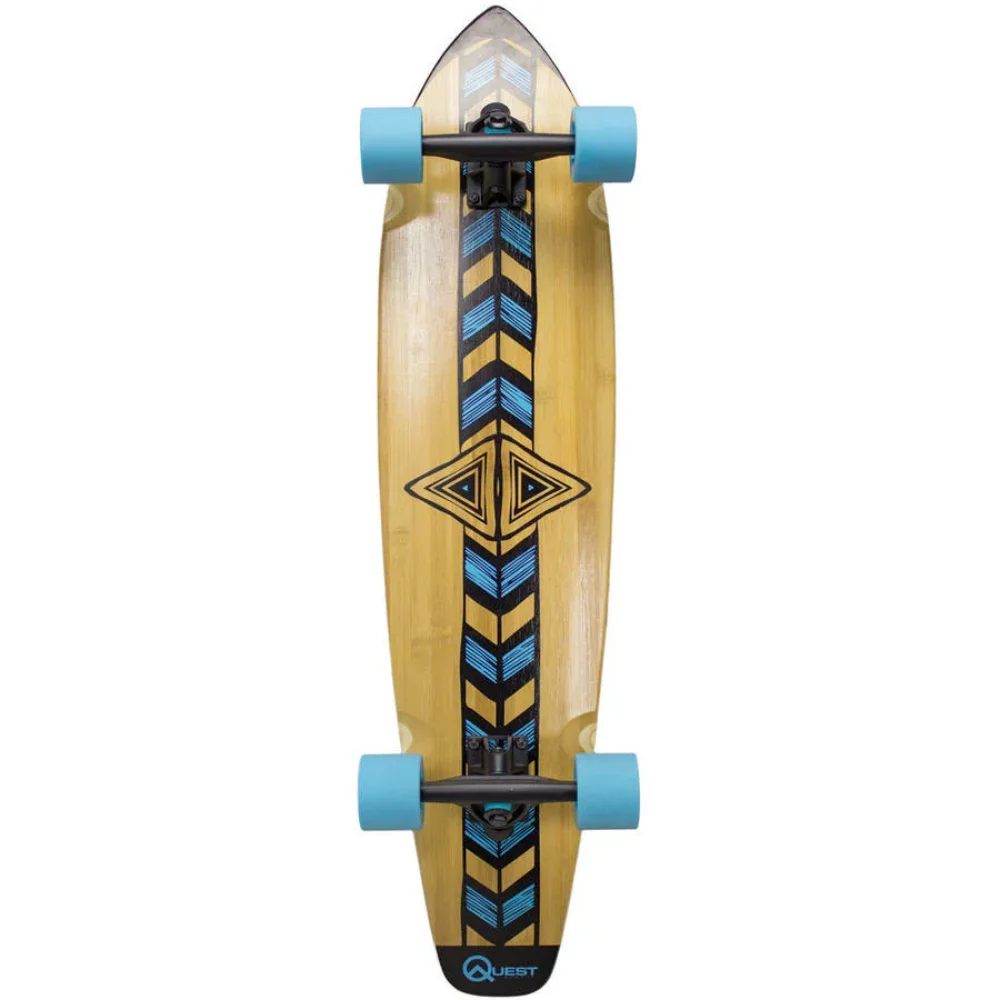 

36 In. Totem Longboard Skateboard, Rugged Aluminum Trucks and Durable 65-millimeter Polyurethane Wheels