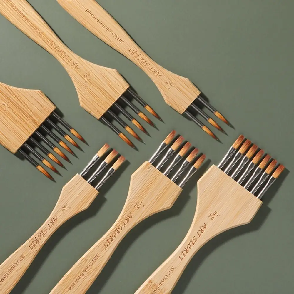 Круглая/плоская кисть для рисования с несколькими зубьями хорошая Адсорбция