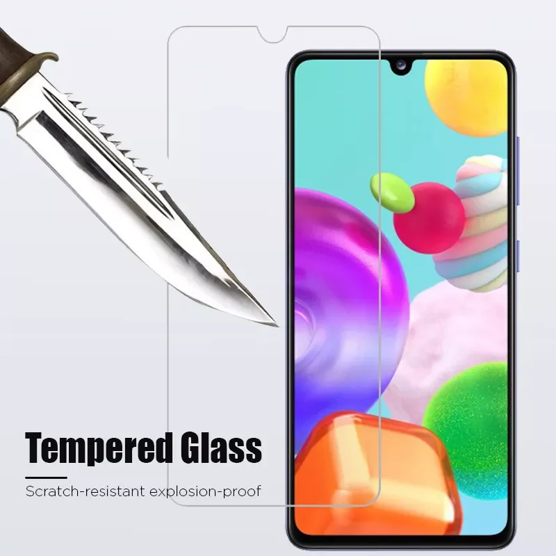 

Screen Protector On Galaxy A51 5G A21S A31 A41 A42 F41 Tempered Glass On Samsung A71 5G A02S A11 A12 A01 A2 core Protective film