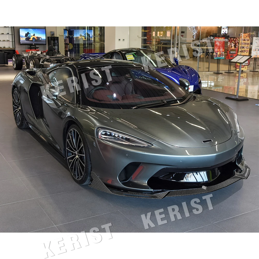 Передний бампер из углеродного волокна канатовидный спойлер 2017-2022 для McLaren GT