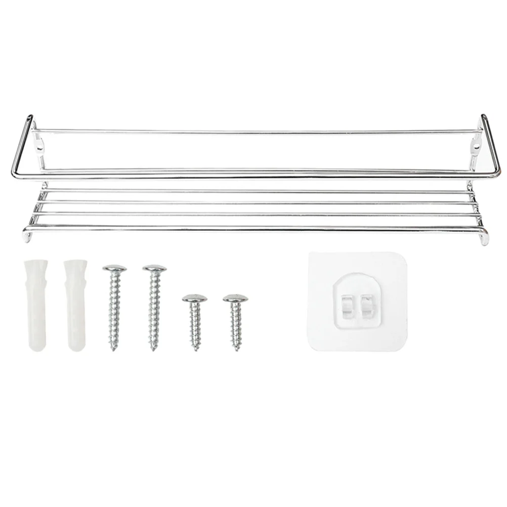 

Seasoning Wall Rack Organizer Kitchen Mount Stand Holder Jars Shelf Mounted Bracket