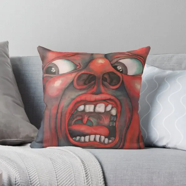 

King Crimson In The Court Of The Crims Printing Throw Pillow Cover Wedding Decorative Car Decor Fashion Pillows not include