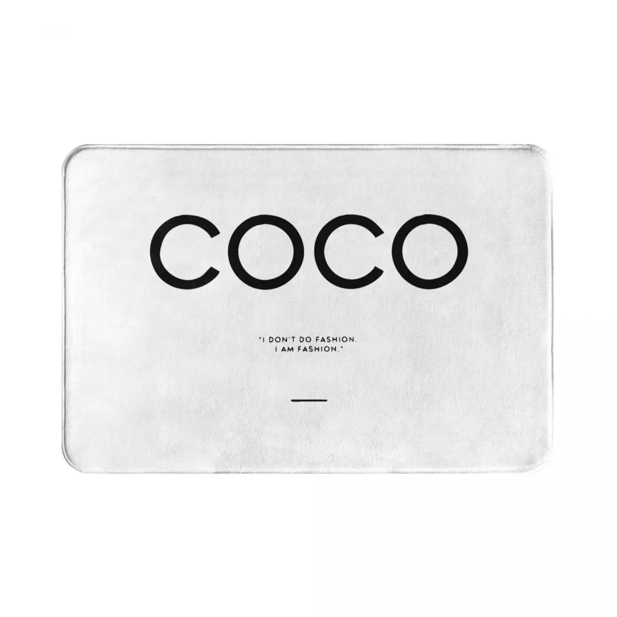 

COCO-FASHION-QUOTE Polyester Doormat Rug carpet Mat Footpad Anti-slip WashableEntrance Kitchen Bedroom balcony Cartoon