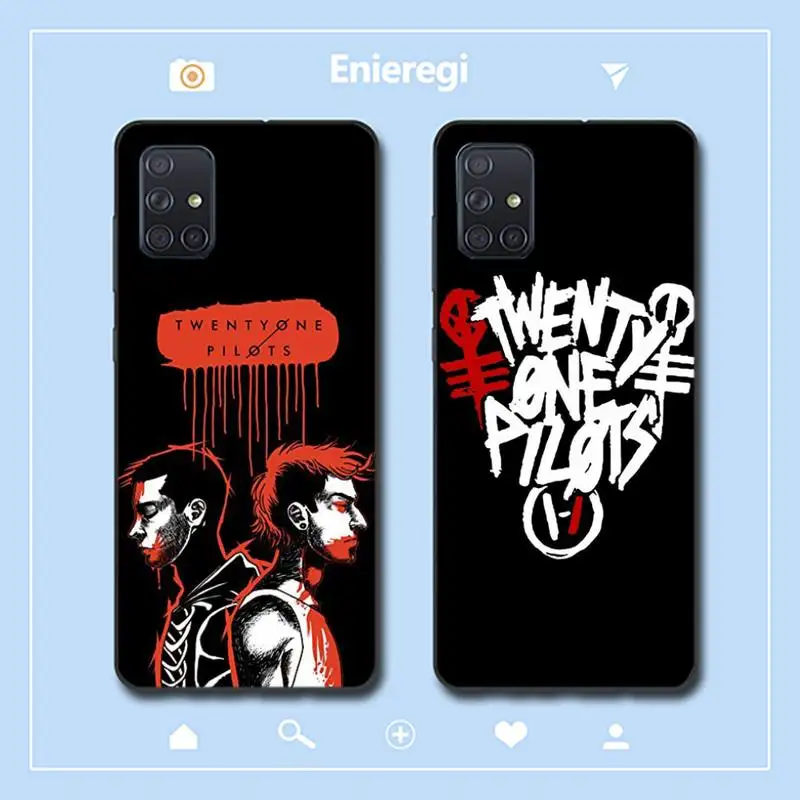 

Twenty One Pilots Phone Case for Samsung A51 01 50 71 21S 70 31 40 30 10 20 S E 11 91 A7 A8 2018