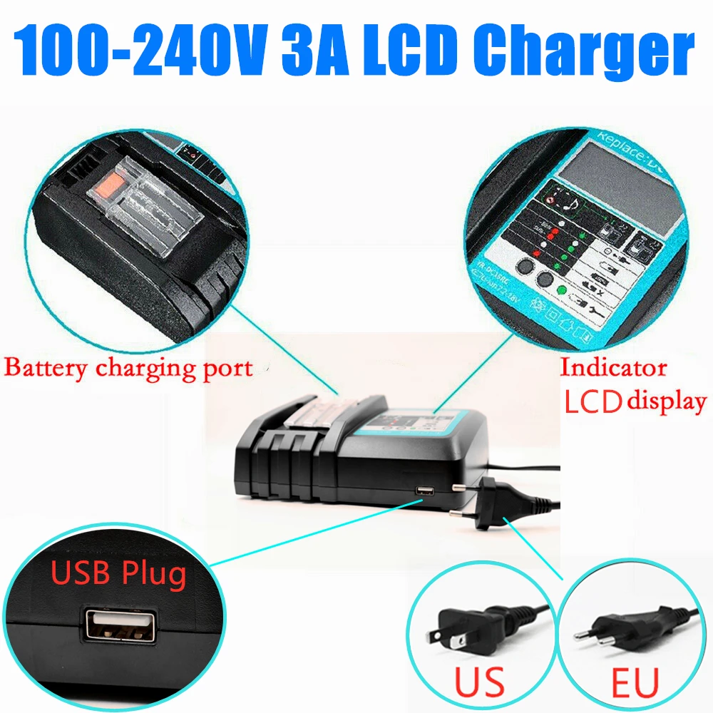 Аккумуляторная литий-ионная батарея BL186018V 6 0 Ач резервная для беспроводной дрели