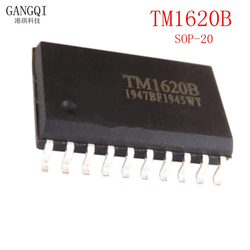 10 шт., интегральная схема TM1620B LEDIC TM1620 SOP-20, Новая интегральная схема