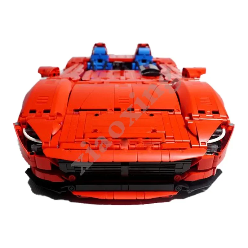 Фото MOC- 128423   Классический гоночный автомобиль F90 SP1 и SP2 в масштабе 1:8, 4033 шт. для 42143, строительные блоки, игрушки, детские забавные игрушки, подарок на день рождения №2