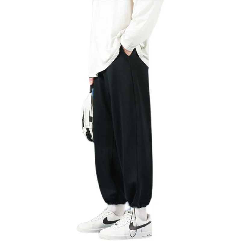 2022 Mens Sweatpants Straight Sports Casual Pants Male Trousers Loose  Pants Size M-4XL