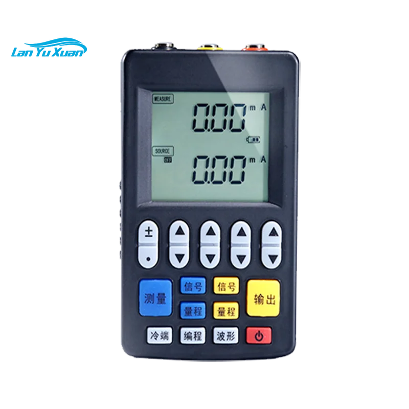 

Signal generator 4-20mA analog current source temperature thermocouple PT100 handheld output calibrator