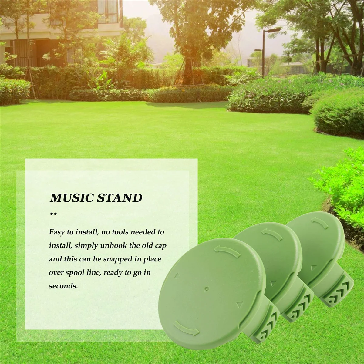 3 упаковки сменных крышек для катушек детали 3411546 A-6 Greenworks 21332 21342 24 В 40 80