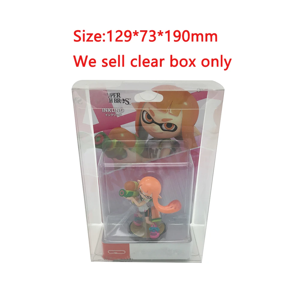 Прозрачная защитная коробка ZUIDID для домашних животных для amiibo Splatoon, коробка для хранения