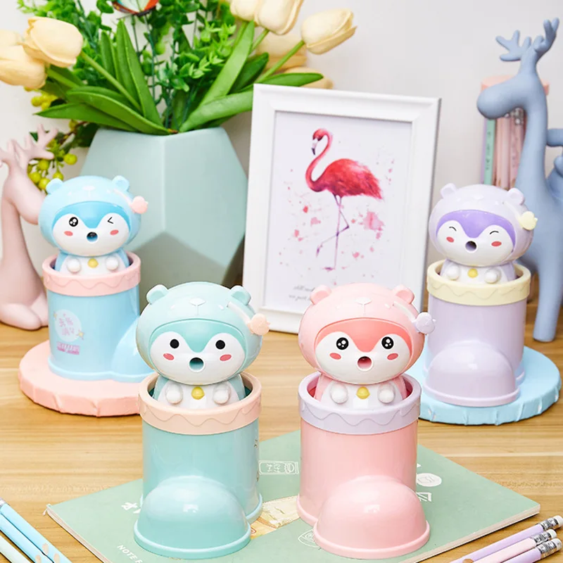 

Manual fox with boot Creative Cartoon cute sharpener manual pencil sharpener korean stationery kids kawaii sharpener