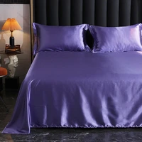 silky four piece set fitted sheet european style silk sleep naked silk quilt cover four piece silk set free shipping