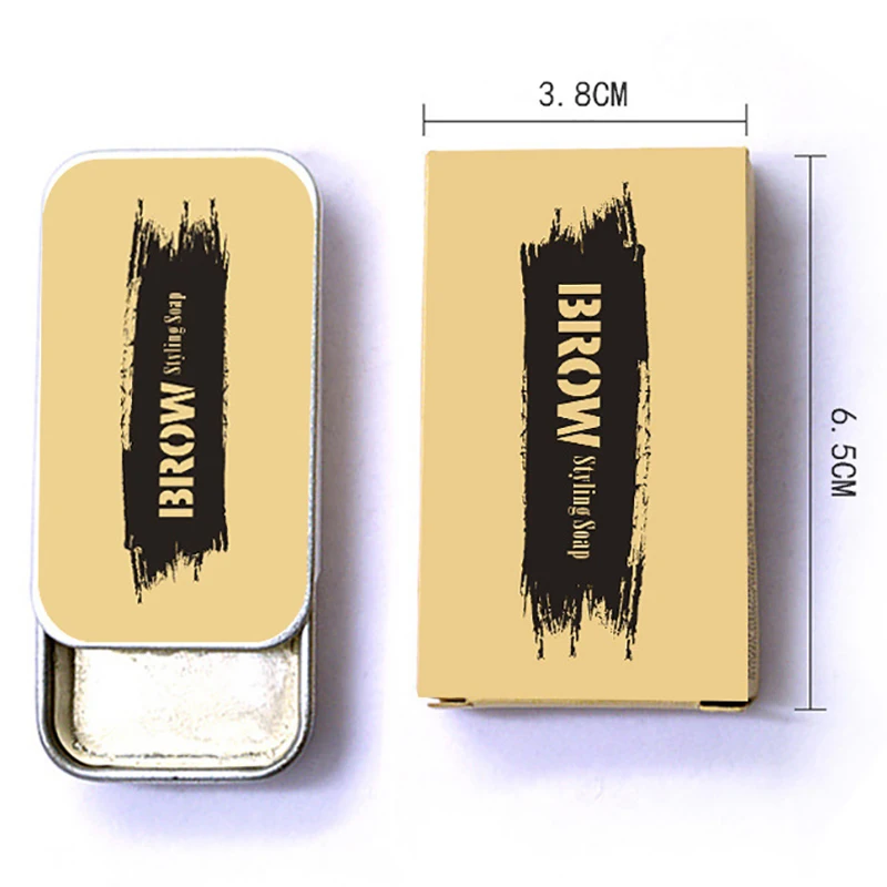 1 шт. натуральная прозрачная помада для бровей мыло укладки Гель восковой