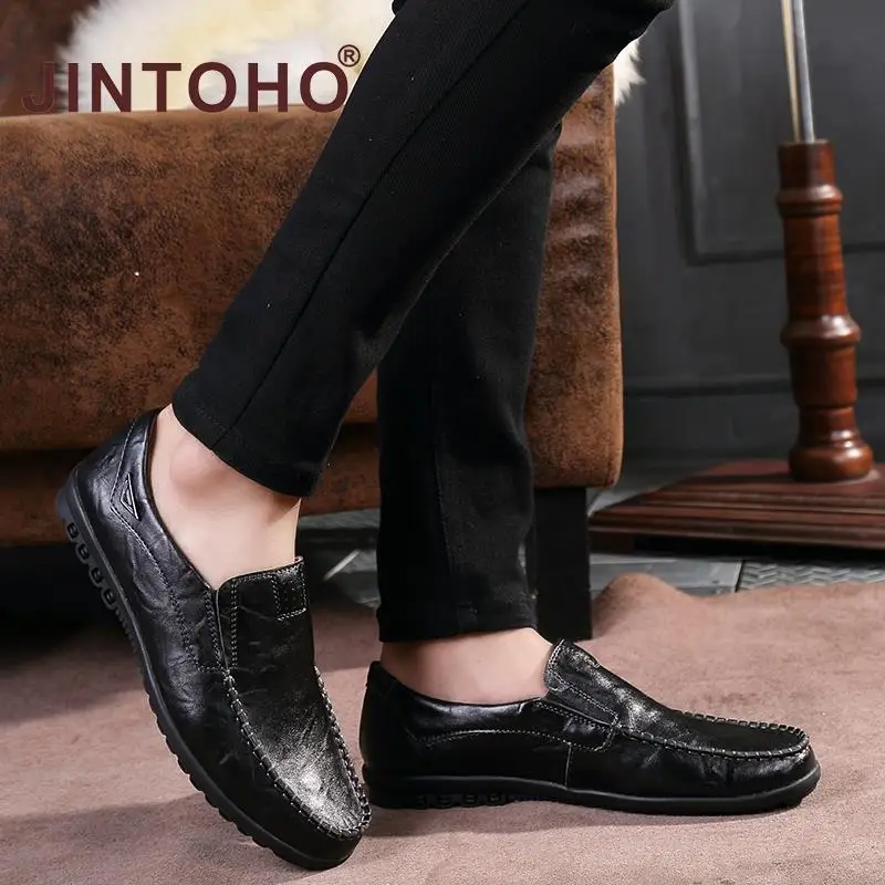 Мужские повседневные туфли из натуральной кожи роскошные брендовые 2021 мужские