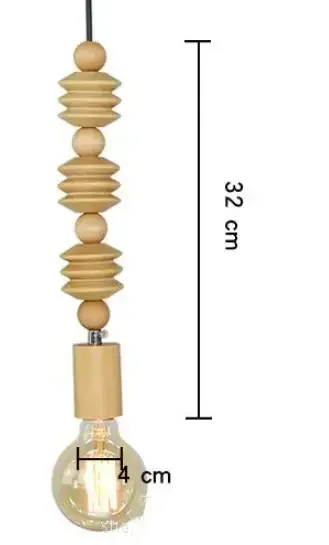 

Подвесные светильники WINZSC деревянные геометрические