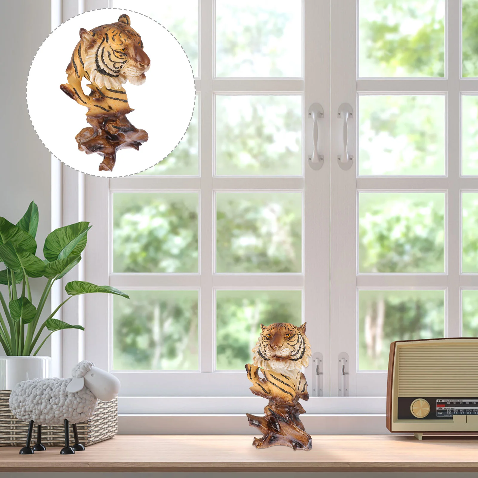 

1Pc Decor Resin Craft Animal Adorn Desktop Decor for Home Desktop Office