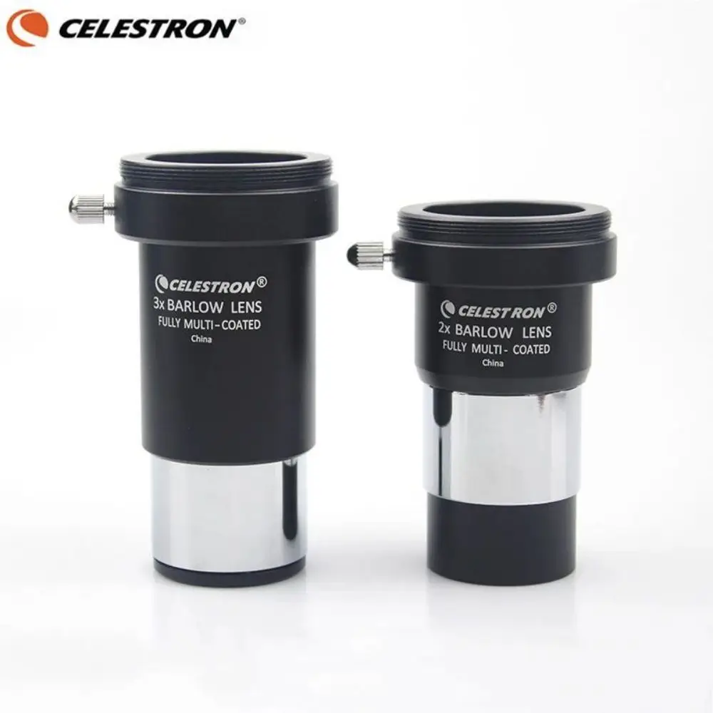 Фото Celestron 1,25-дюймовая линза Барлоу 2X/3X полностью многослойная зеленая пленка для окуляра астрономического телескопа №1
