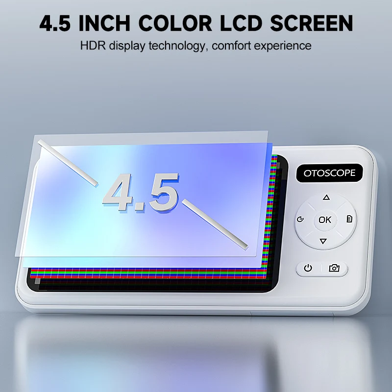 HD 1080P Отоскопическая Камера С Экраном 4 5 Дюйма Объектив 3 9 Мм Устройство Для