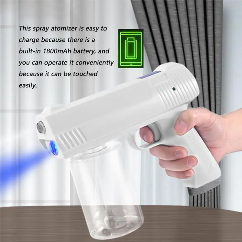 

Fogger Rechargeable Wireless Hair Atomizer Automatic Handheld Cleaning Spray Machine for Home Salon