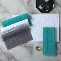 100 cotton anti slip home bathing towel mat hotel foot pad kitchen rugs tatami rug