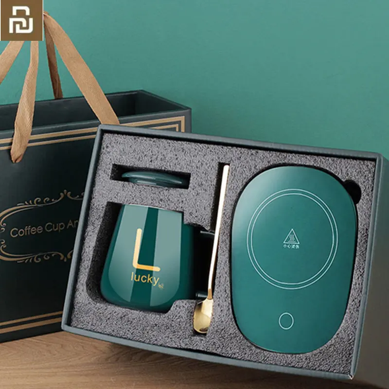 

YOUPIN Mug Heating Pad Cup Warmer Constant Temperature Coaster USB Electric Mug Mat Set Milk Tea Water Heater Home Office Gift