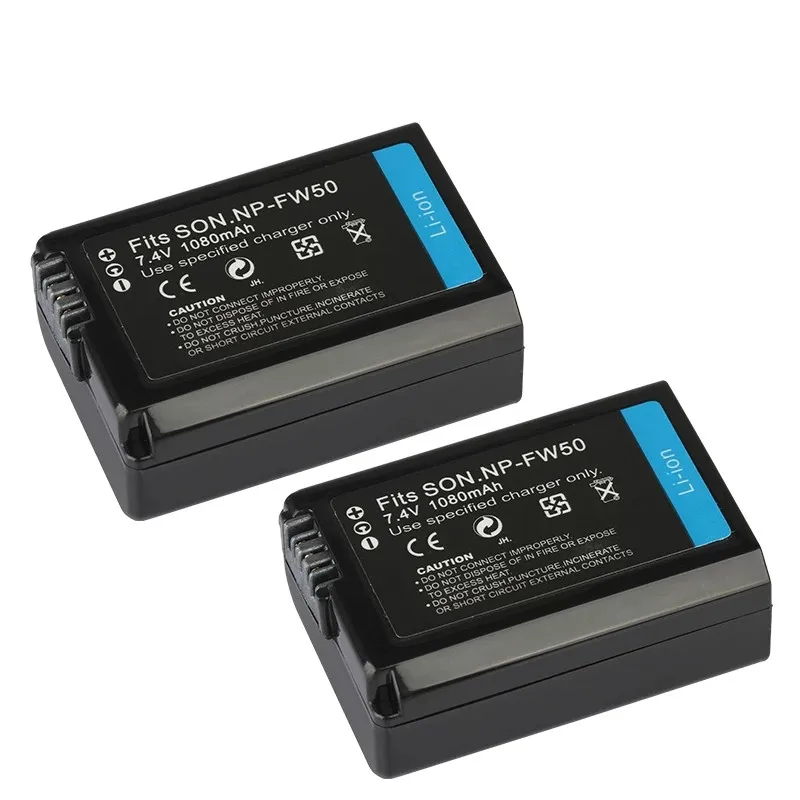 

NP-FW50 Batterien Akku Für Sony Alpha a6500 a6300 a6000 a5000 a3000 NEX-3 a7R Batterie 1080mAh NP FW50