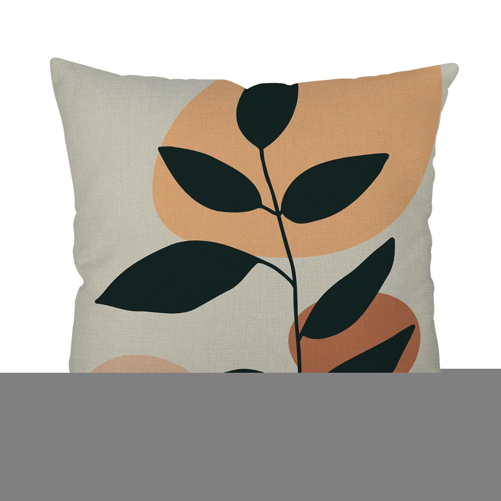 

2022 New Pillow Back Cushion Sofa Living Room Villa Light Luxury Yang Velvet Orange Pillowcase