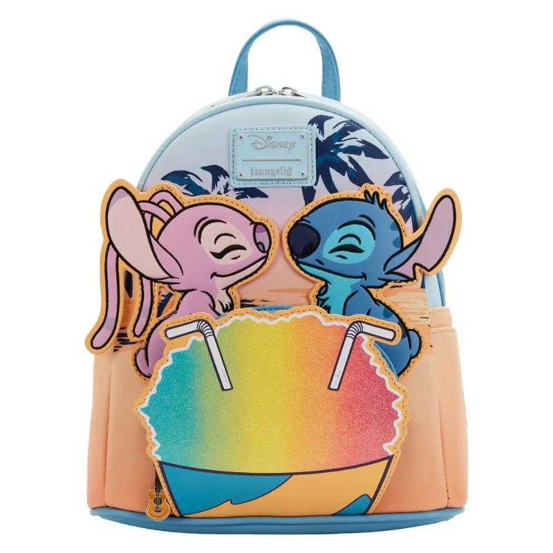 Disney Loungefly Stitch Backpack for Women Girls Boys Kids Luxury Designer Bag Cute Large Capacity School Bag Free Shipping