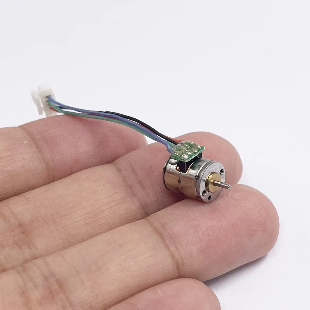 

Мини-прецизионный шаговый двигатель 8 мм, 2-фазный, 4-проводной шаговый двигатель, вал 1 мм для камеры, цифровой фокусирующий двигатель, оптический прибор