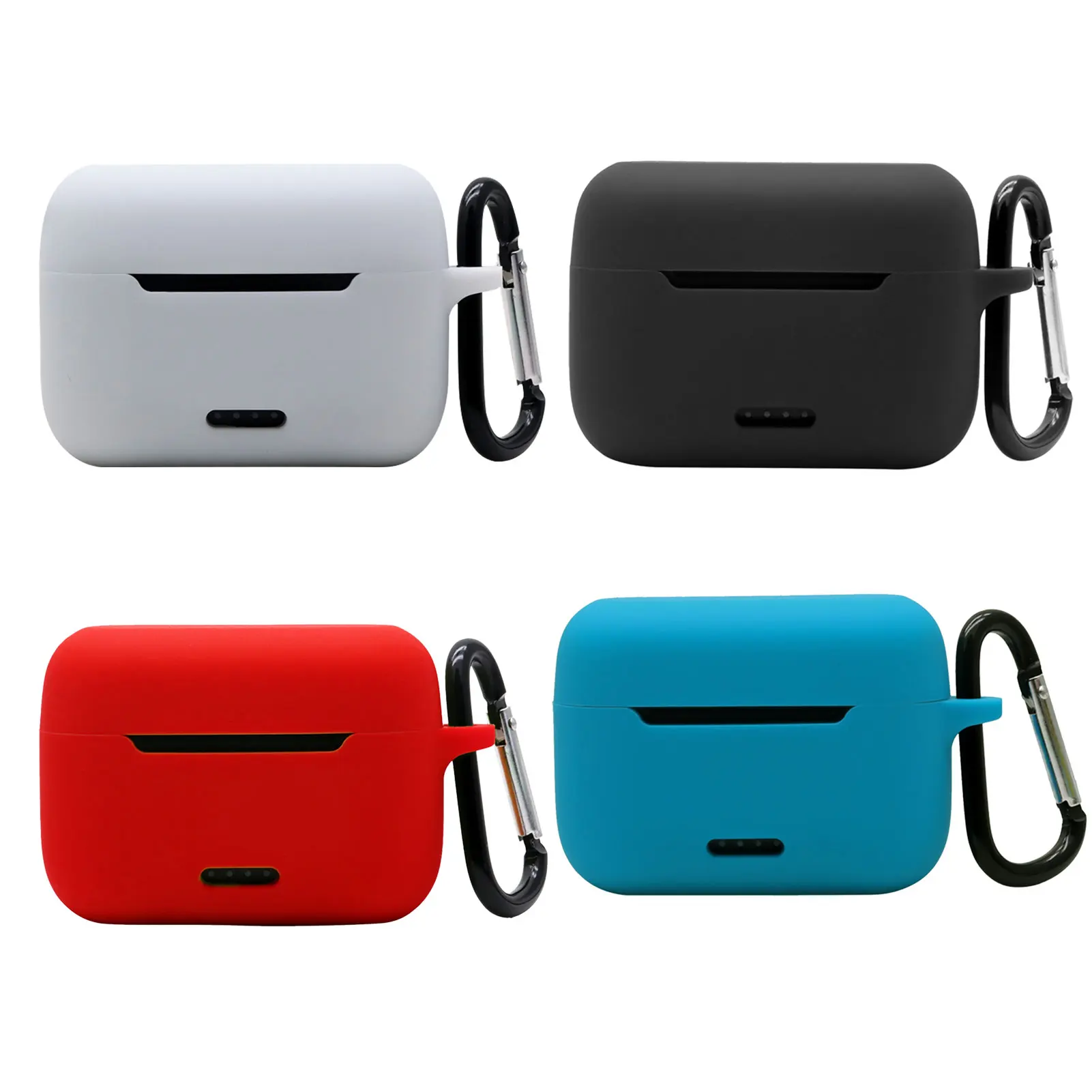 

For TOZO NC2 Wireless Bluetooth-compatible Earphone Case Silicone Case Non-slip Sleeve Earphone Protection Shockproof Cover