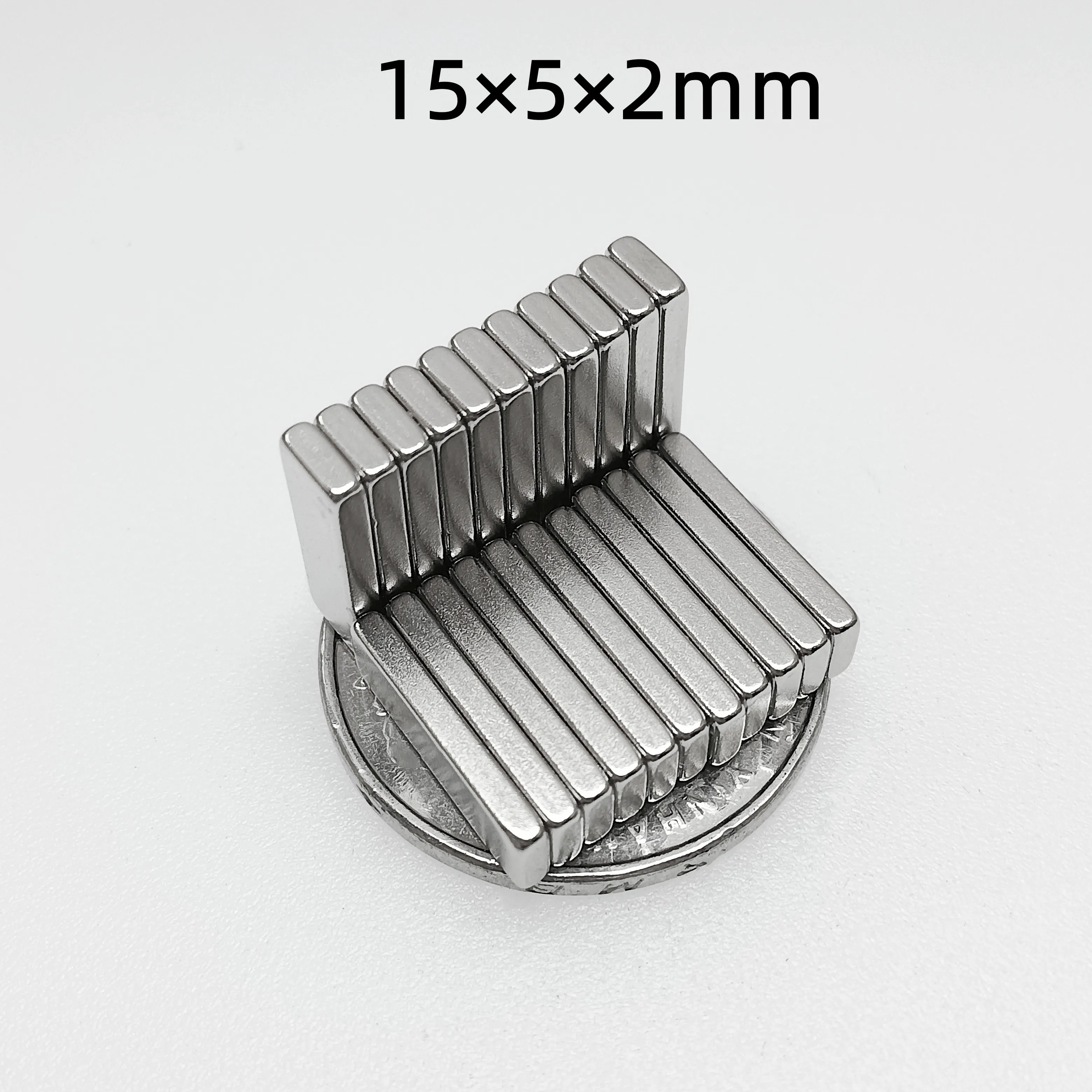 

10-500 шт., супермощный магнит редкоземельный, 15x5x2 мм