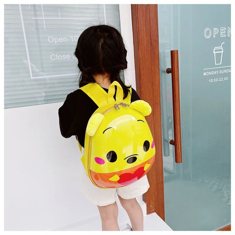 Disney Children's Backpack for Girls Kindergarten Students Minnie Schoolbag Cute Winnie Bear Mini Toddler Backpack Free Shipping