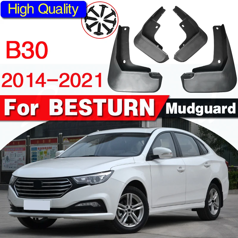 

For FAW BESTURN B30 2014-2021 Mudguard Fenders Mudflaps Guard Mud Flap Splash Mudguards Car Accessories Auto Styline Front Rear