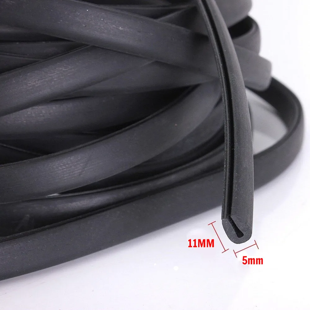 

Edge Sealed Strip Car Moulding Accessory Black Replacement Trim Universal