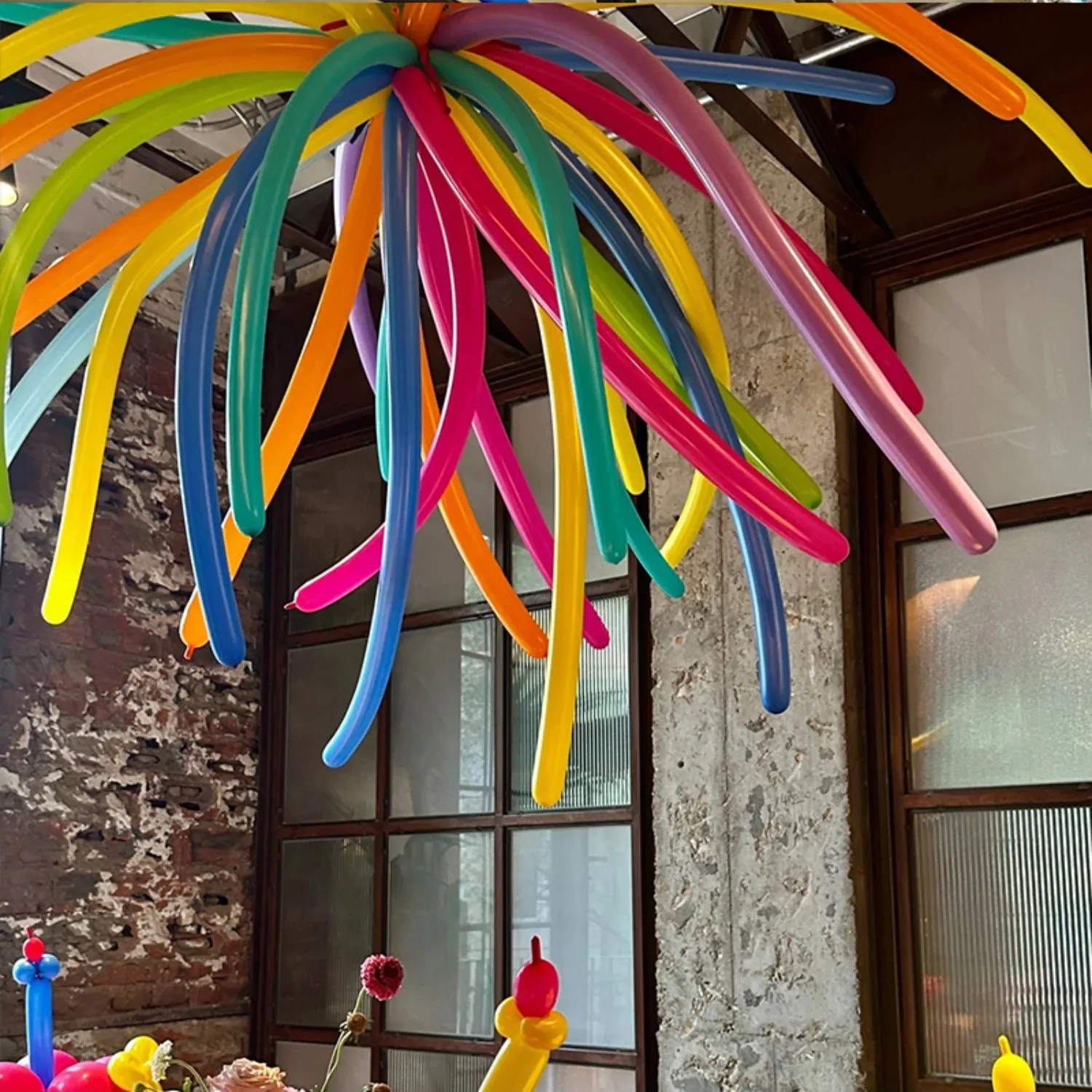 Баннер для вечеринки в честь Дня Рождения волшебный длинный воздушный шар номер 1