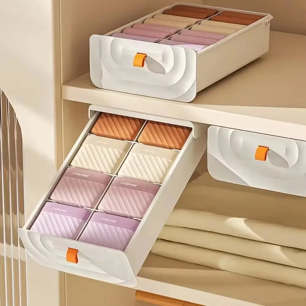 Стильный Пластиковый Ящик-органайзер Для Нижнего Белья И Носков — Съемная