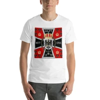 german coat of arms t shirt god with us ww1 wwi prussian iron cross t shirt for men size s 3xl