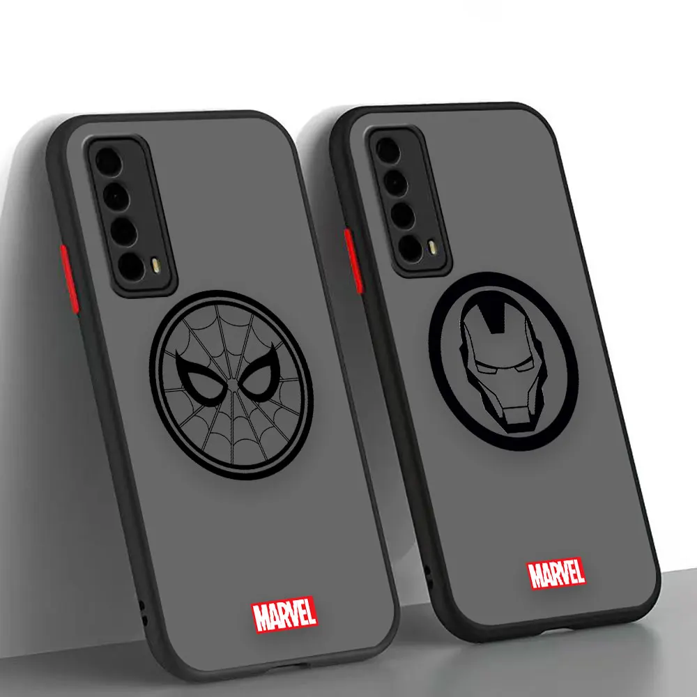 

Matte Case Funda For HUAWEI NOVA 4 5 5I 6 4G 5G 7 7I 8 8SE 10 P40 P50 MATE 40 PRO PLUS Clear Hard Case The Avengers Heroes Logo