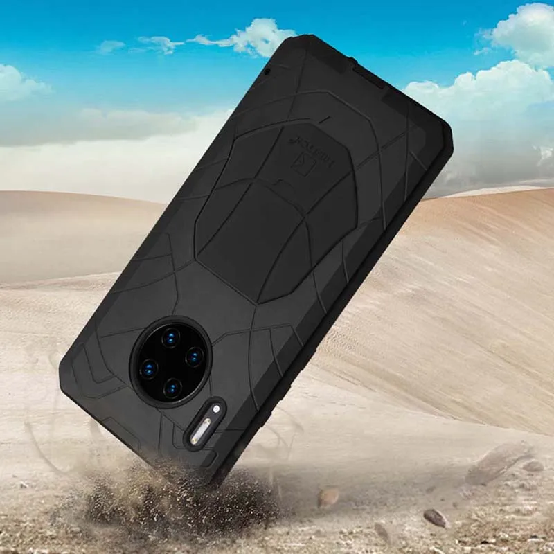 Imatch Aluminum Metal Silicone Shockproof Case For Huawei Mate 30 40 Pro Plus Cover Protector Hard Heavy Duty Fundas Shell Cases