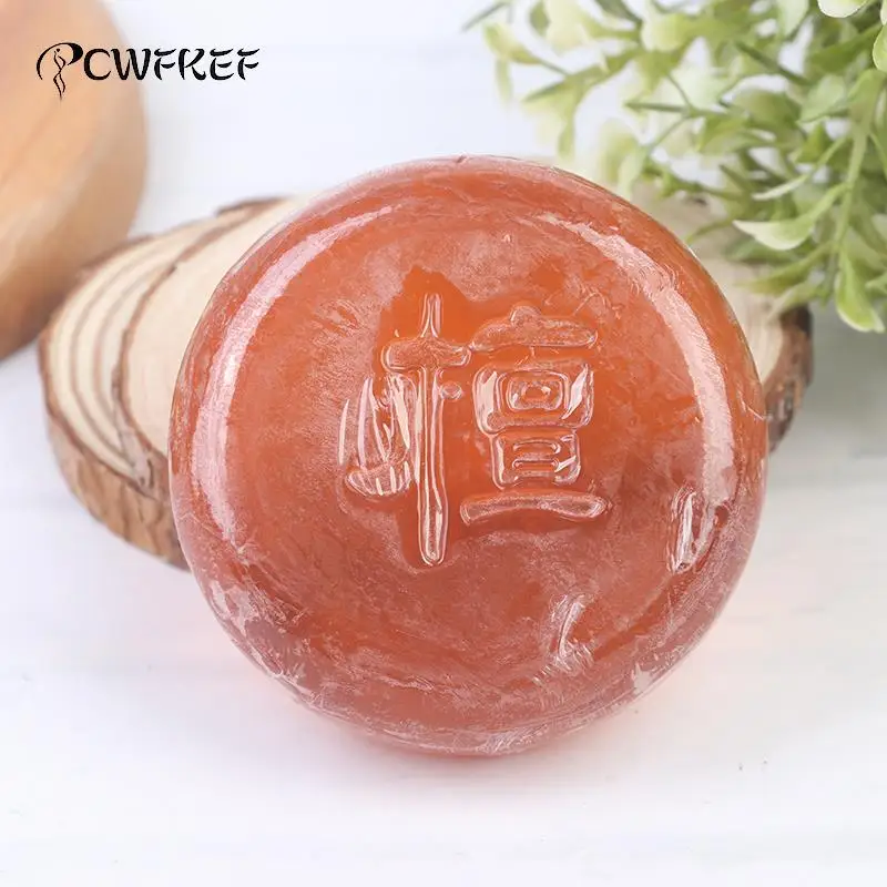 

Natural Sandalwood Essential Oil Soap Effective Herb Promote Sleep Essential Oil Facial Oil Control Cleansing Soap