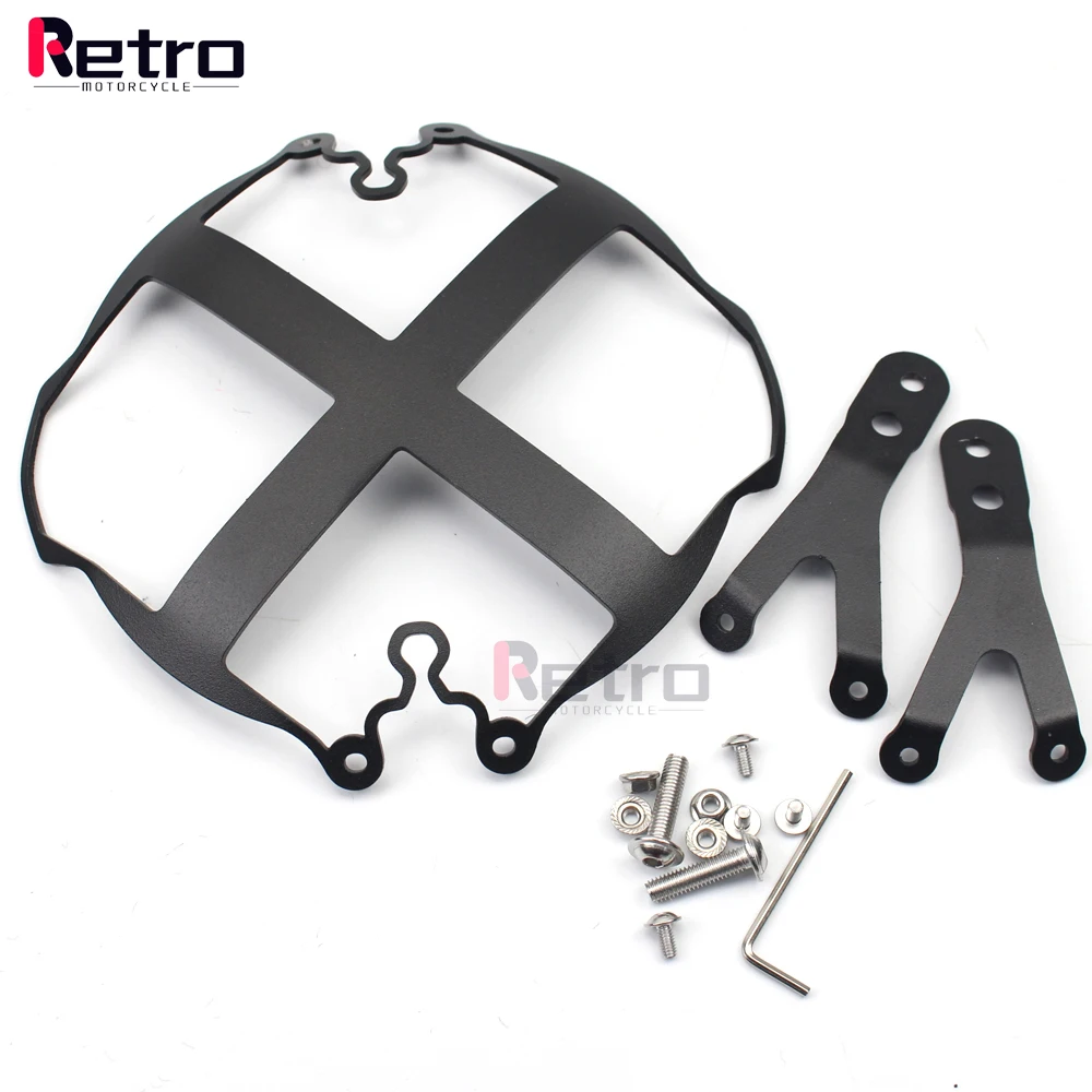 

Защитная решетка для передней фары мотоцикла, задняя крышка для лампы Ducati Scrambler Icon 2015 2016 - 2022 Icon Dark