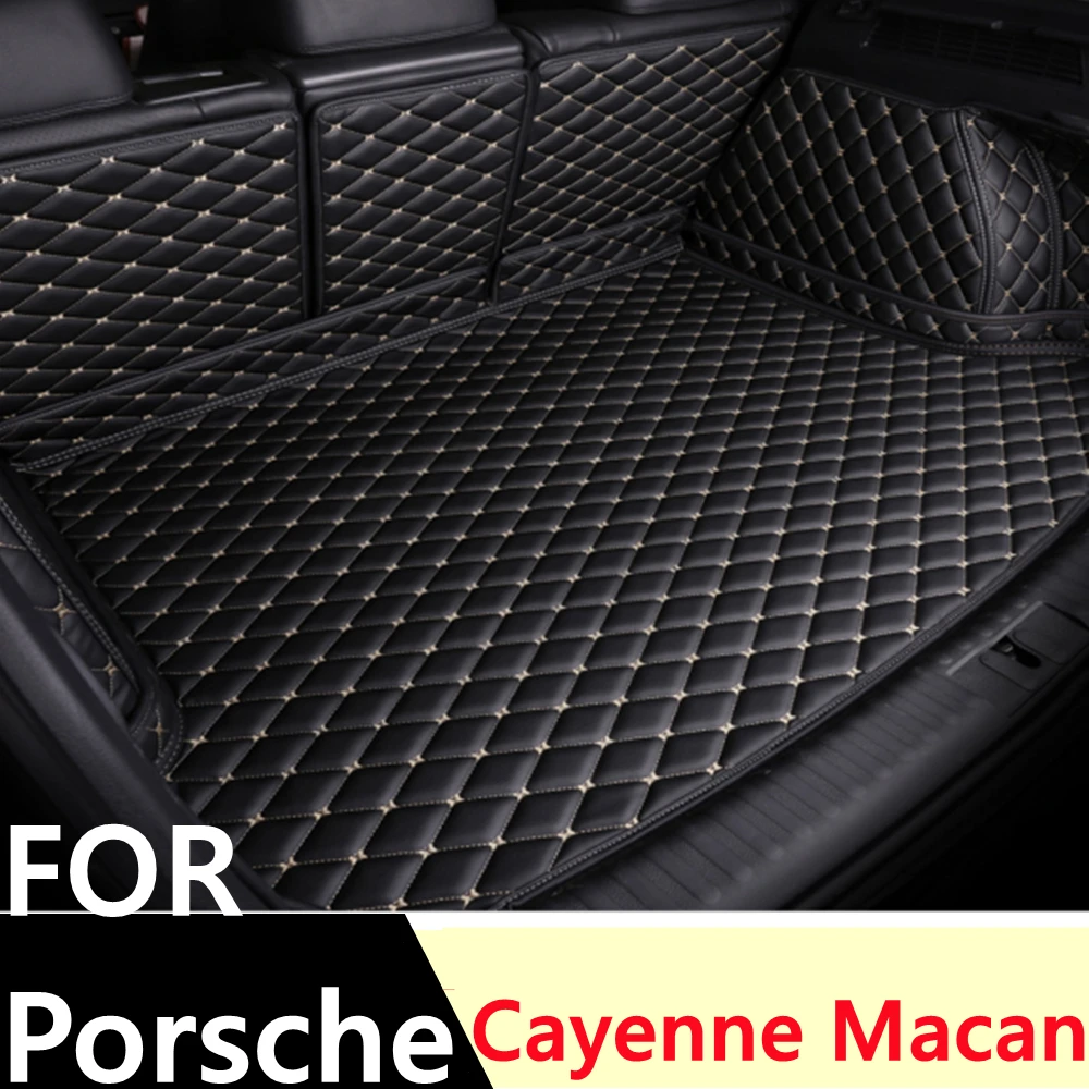 

Car Trunk Mat For Porsche Cayenne Macan All Weather XPE Custom FIT Rear Cargo Cover Carpet Liner AUTO Part Tail Boot Luggage Pad
