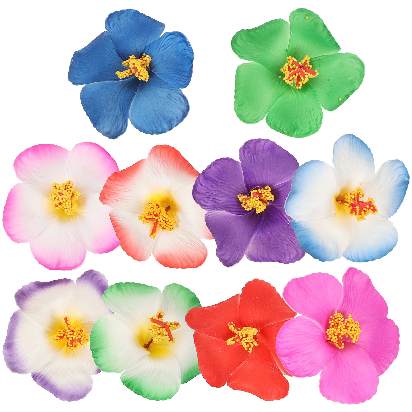 

10pcs DIY Flower Heads Fake Flower Head DIY Hibiscus Heads