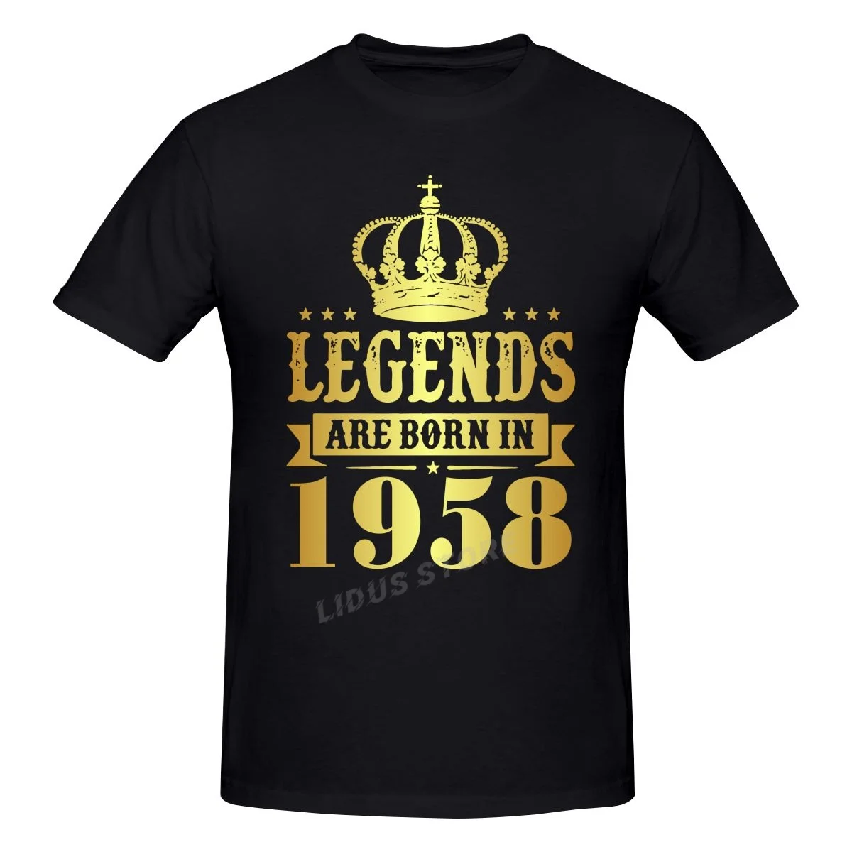 

Legends Are Born In 1958 64 Years For 64th Birthday Gift T-shirt Harajuku Streetwear 100% Cotton Graphics Tshirt Brands Tee Top
