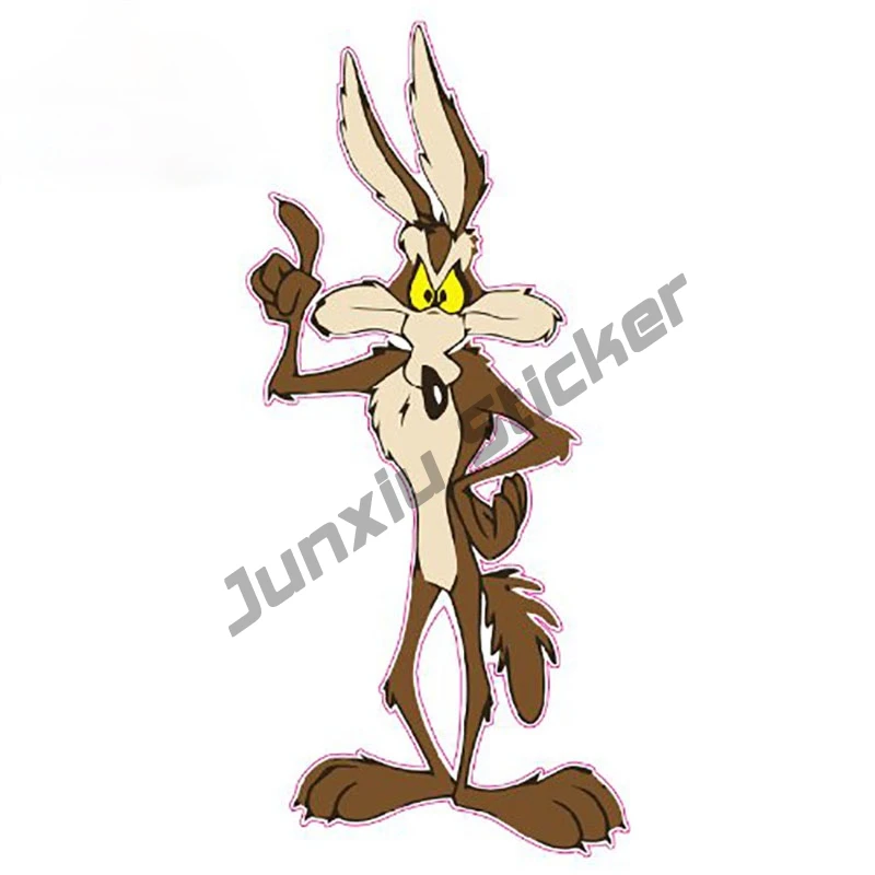 

Funny Coyote Decal Car Styling Car Stickers Vinyl Graphic Decor for Car Window Bumper Trunk Cover scratches Decoration pvc13x6cm