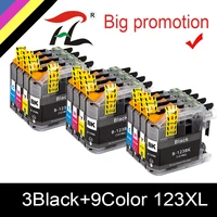 htl for brother lc123 lc 123 lc123xl compatible ink cartridge for mfc j650dw mfc j6720dw mfc j6520dw dcp j4110dw dcp j132w