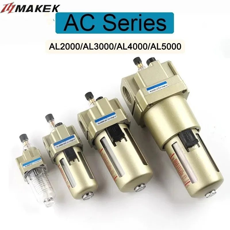 AL2000-02 Source Treatment Unit Pneumatic Lubricator Oil Mist Air Oiler Pneumatic Filter G1/4